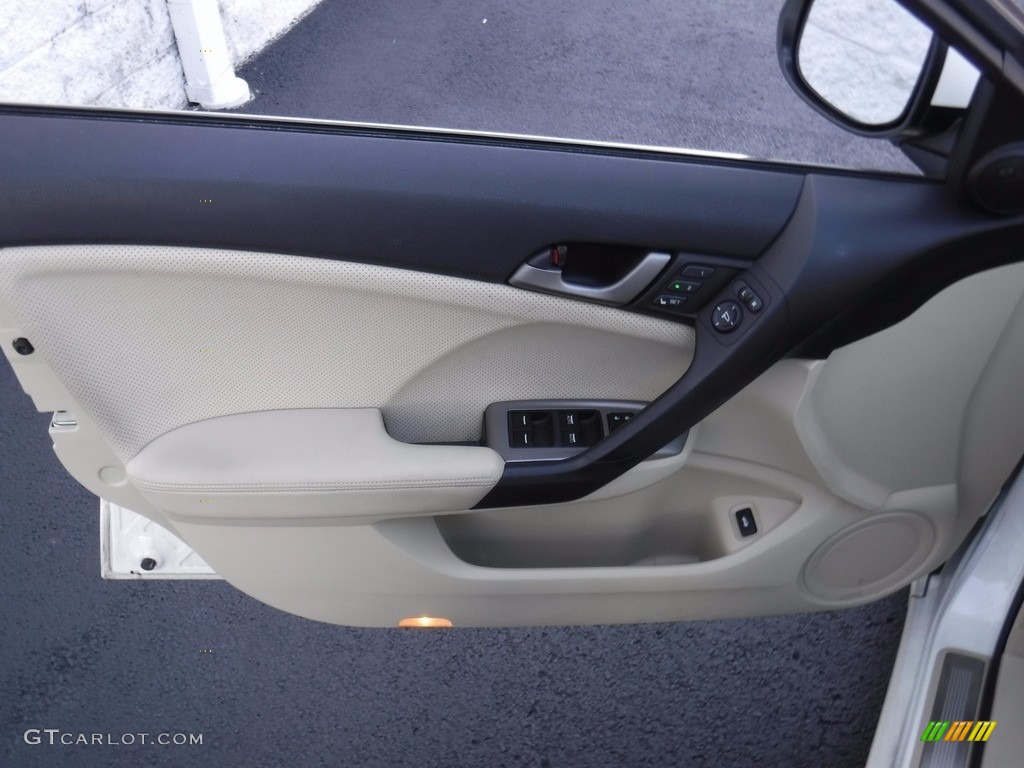 2010 TSX V6 Sedan - Premium White Pearl / Parchment photo #16