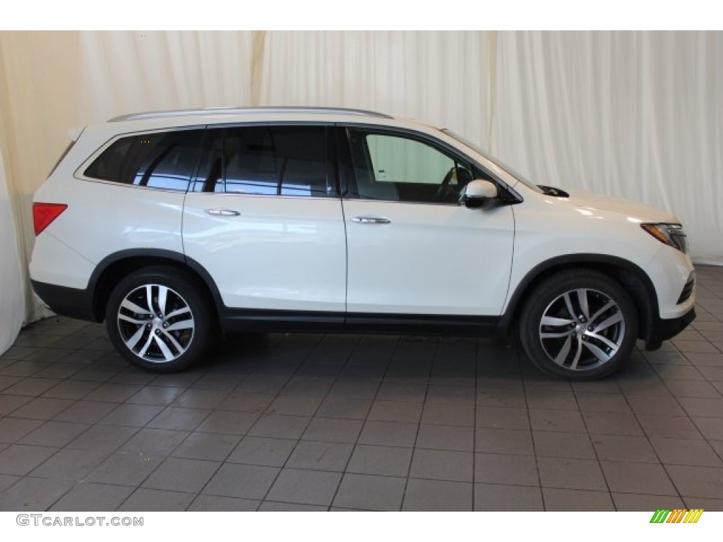 2016 Pilot Elite AWD - White Diamond Pearl / Black photo #3