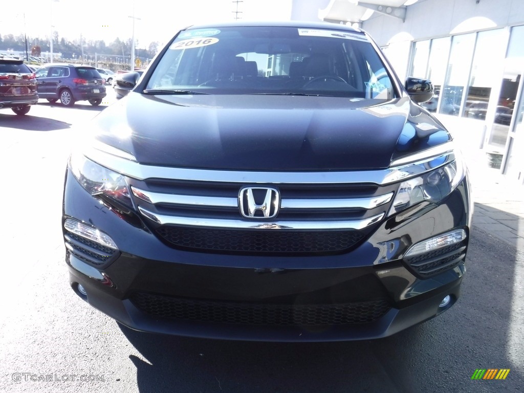 2016 Pilot EX-L AWD - Crystal Black Pearl / Black photo #5