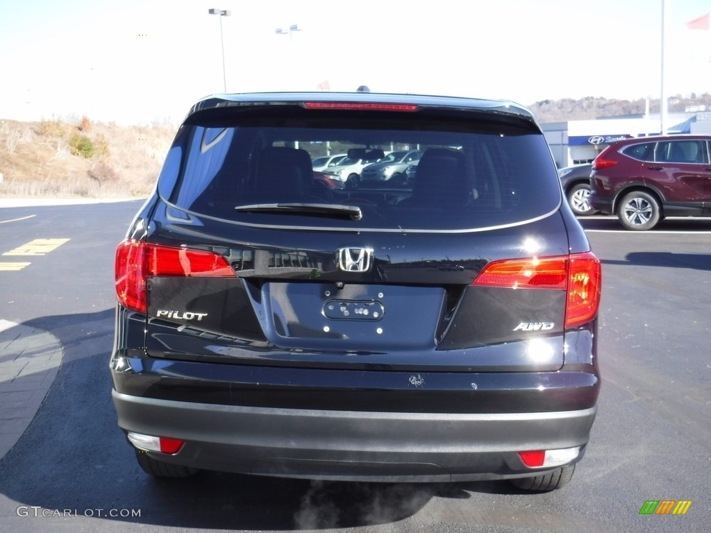 2016 Pilot EX-L AWD - Crystal Black Pearl / Black photo #8
