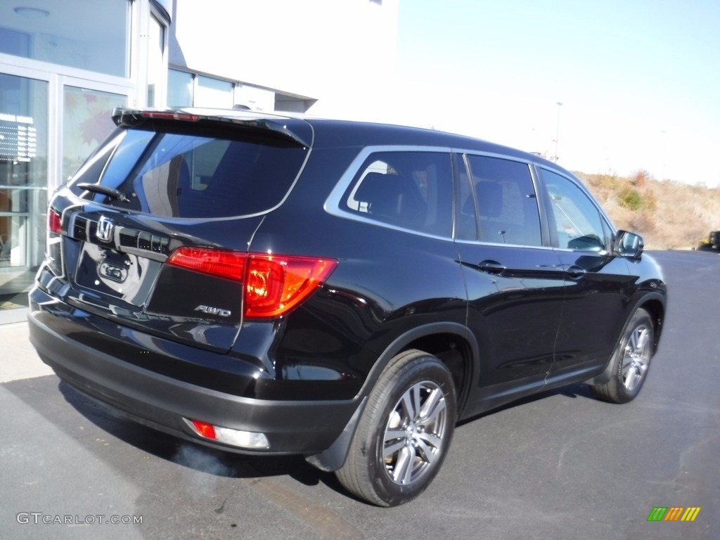 2016 Pilot EX-L AWD - Crystal Black Pearl / Black photo #9