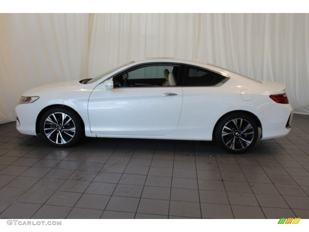 2016 Accord EX-L Coupe - White Orchid Pearl / Ivory photo #5