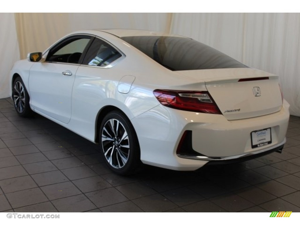 2016 Accord EX-L Coupe - White Orchid Pearl / Ivory photo #6