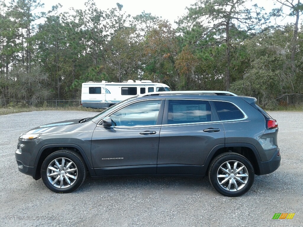 Granite Crystal Metallic 2018 Jeep Cherokee Limited Exterior Photo #124137988