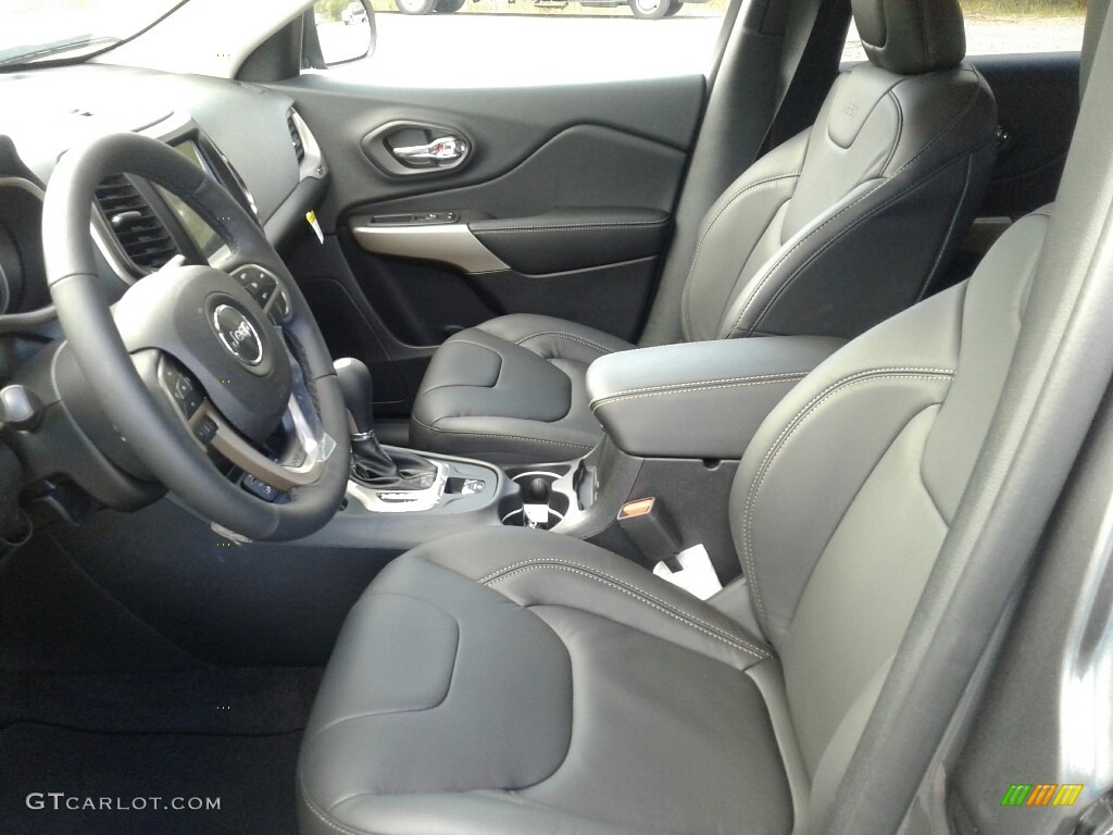 2018 Jeep Cherokee Limited Front Seat Photo #124138087