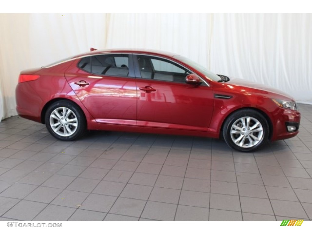 2012 Optima EX - Spicy Red / Beige photo #3