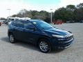 2018 Patriot Blue Pearl Jeep Cherokee Limited  photo #7