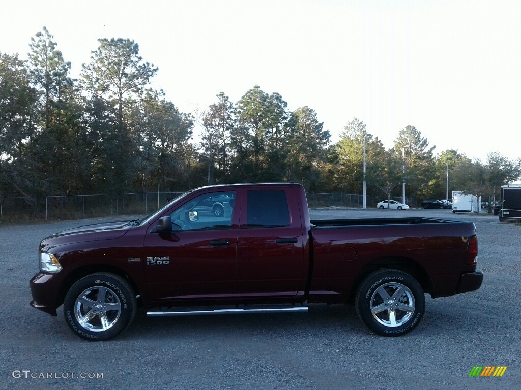 2018 1500 Express Quad Cab - Delmonico Red Pearl / Black/Diesel Gray photo #2