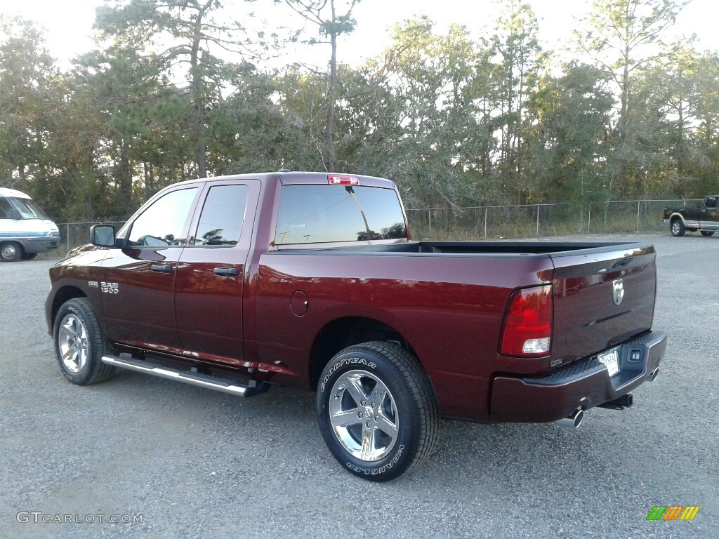 2018 1500 Express Quad Cab - Delmonico Red Pearl / Black/Diesel Gray photo #3
