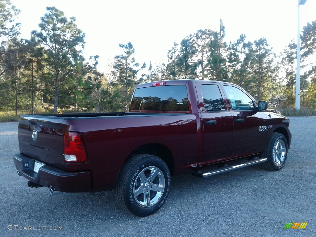 2018 1500 Express Quad Cab - Delmonico Red Pearl / Black/Diesel Gray photo #5