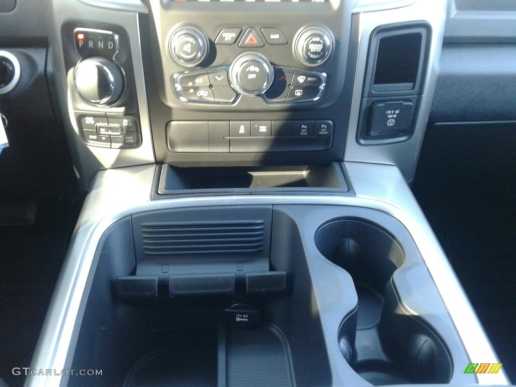 2018 1500 Big Horn Quad Cab 4x4 - Brilliant Black Crystal Pearl / Black/Diesel Gray photo #16