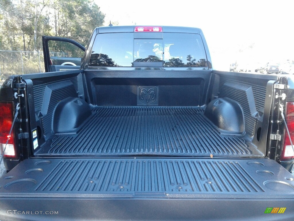 2018 1500 Big Horn Quad Cab 4x4 - Brilliant Black Crystal Pearl / Black/Diesel Gray photo #19