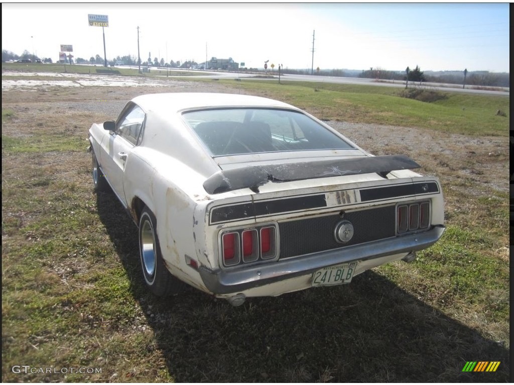1970 Mustang Mach 1 - Wimbledon White / Black photo #3