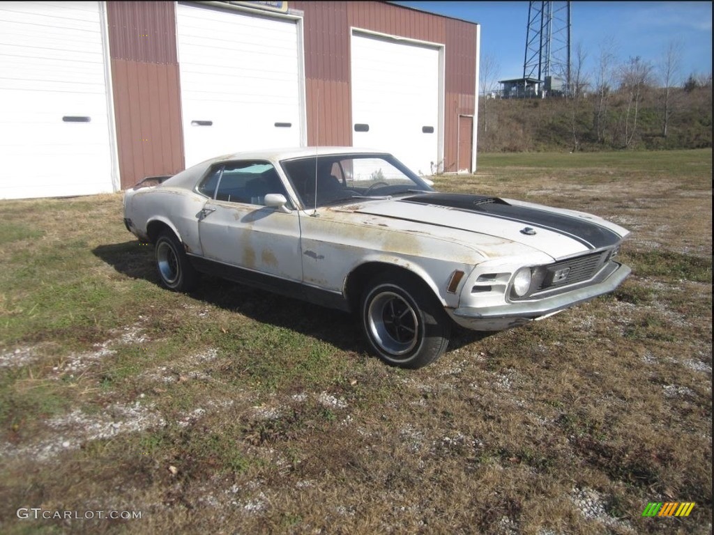 1970 Mustang Mach 1 - Wimbledon White / Black photo #4
