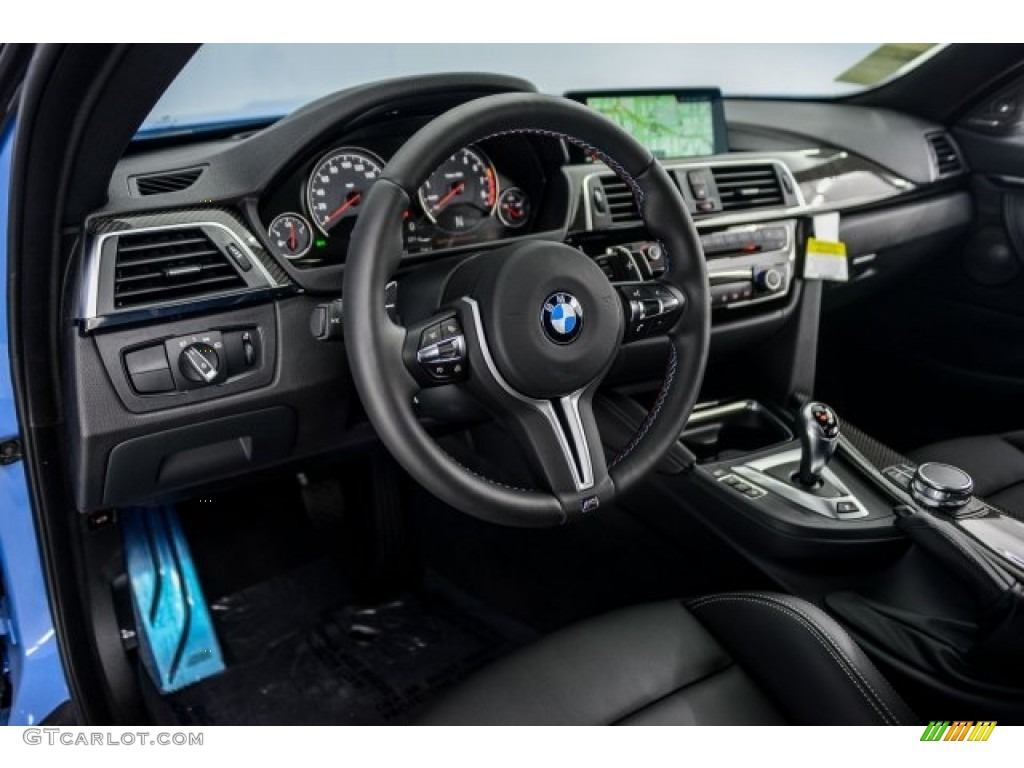 2018 M4 Coupe - Yas Marina Blue Metallic / Black photo #6
