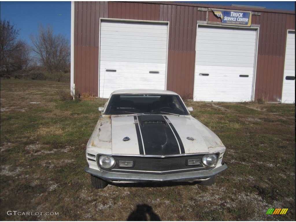 1970 Mustang Mach 1 - Wimbledon White / Black photo #5