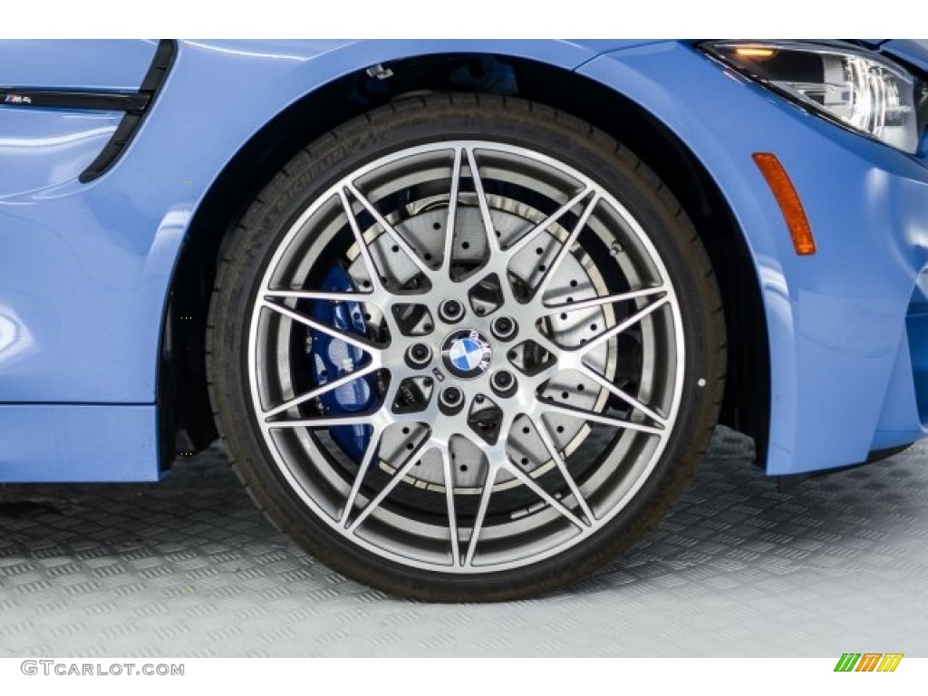 2018 M4 Coupe - Yas Marina Blue Metallic / Black photo #9