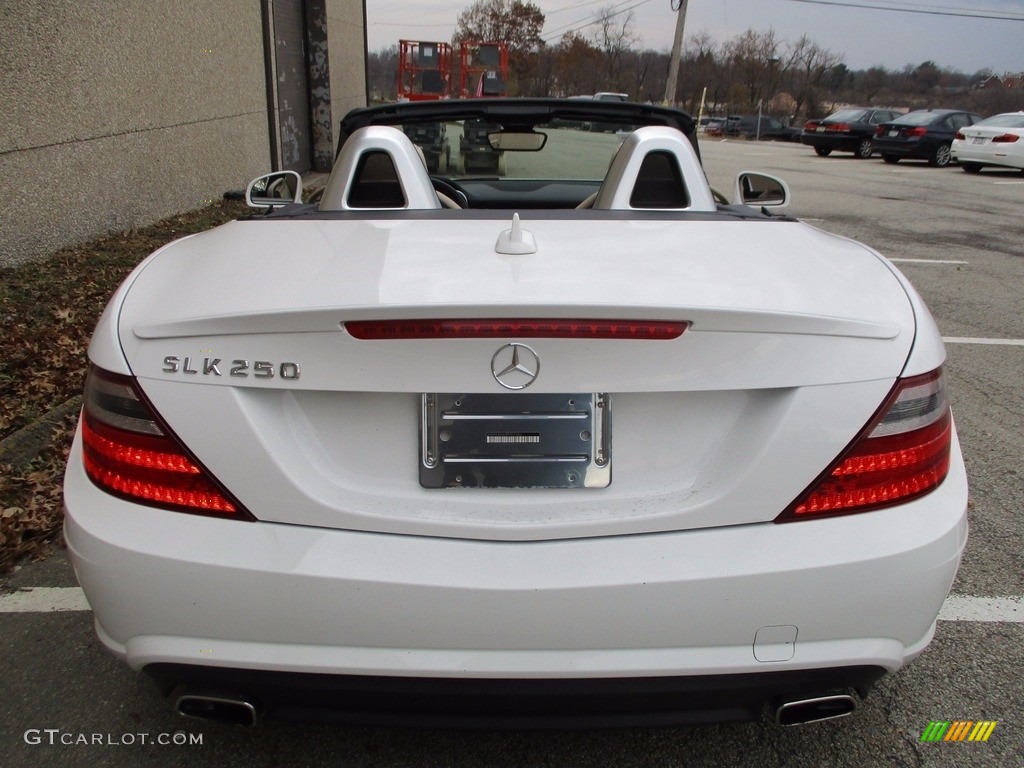 2014 SLK 250 Roadster - Polar White / Sahara Beige photo #4