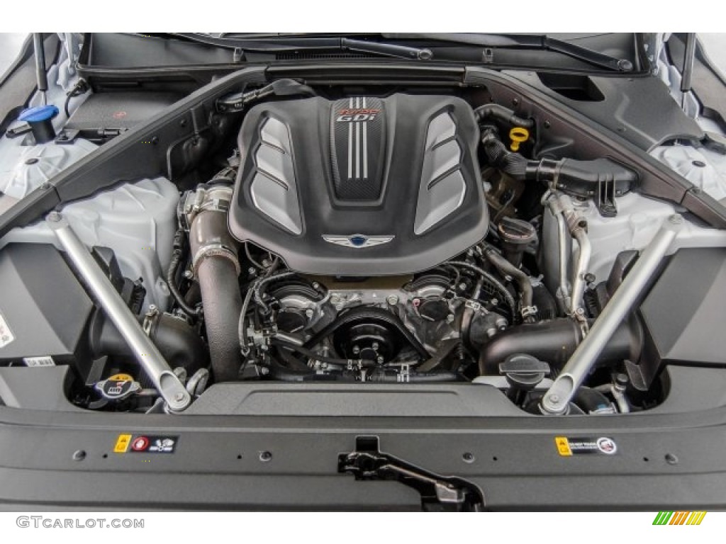 2017 Hyundai Genesis G90 RWD 3.3 Liter GDI Twin-Turbocharged DOHC 24-Valve D-CVVT V6 Engine Photo #124144863