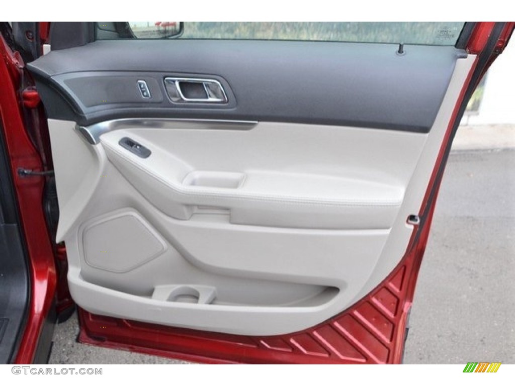 2013 Explorer 4WD - Ruby Red Metallic / Medium Light Stone photo #26