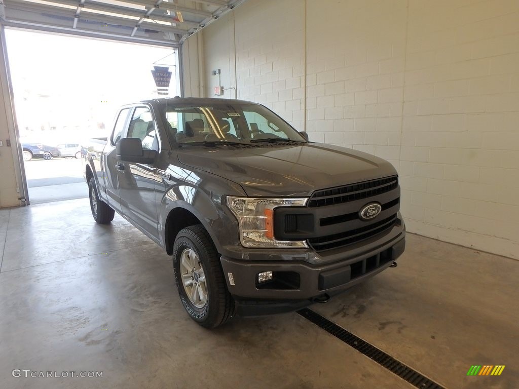 2018 F150 XL SuperCab 4x4 - Lead Foot / Earth Gray photo #1