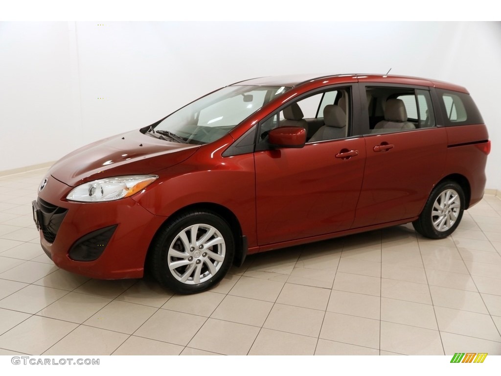 2012 MAZDA5 Sport - Copper Red Mica / Sand photo #3