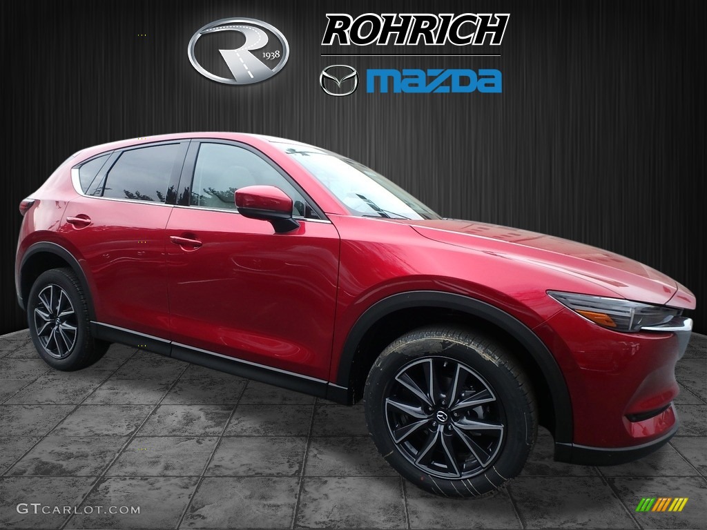 2017 CX-5 Grand Touring AWD - Soul Red Metallic / Parchment photo #1