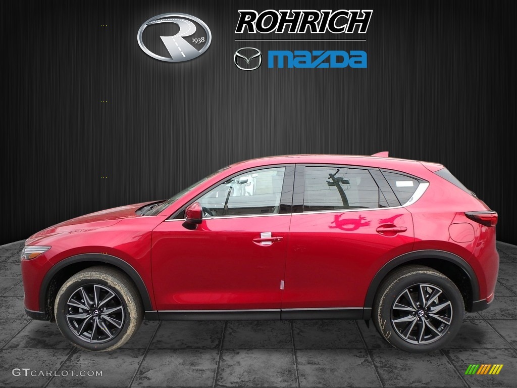 2017 CX-5 Grand Touring AWD - Soul Red Metallic / Parchment photo #3