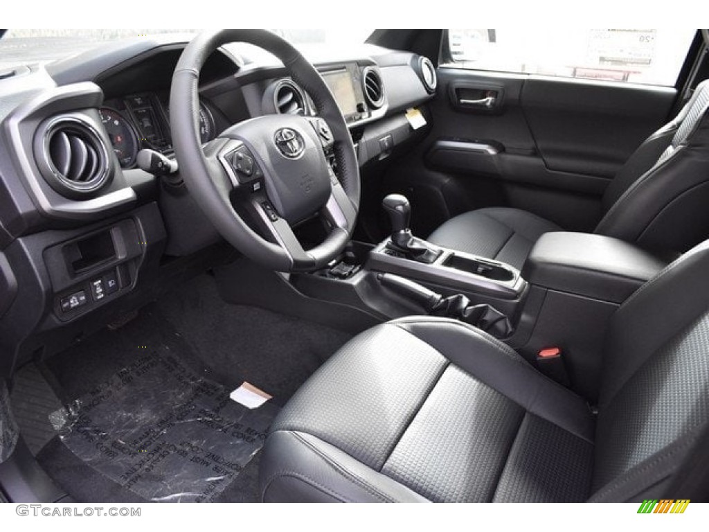Black Interior 2018 Toyota Tacoma TRD Sport Double Cab 4x4 Photo #124150741