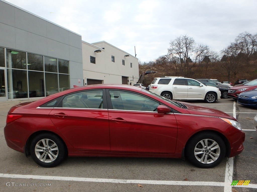 2013 Sonata GLS - Venetian Red Pearl / Gray photo #2