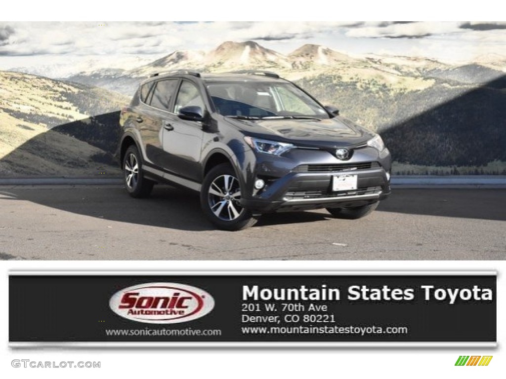 2018 RAV4 XLE AWD - Magnetic Gray Metallic / Black photo #1