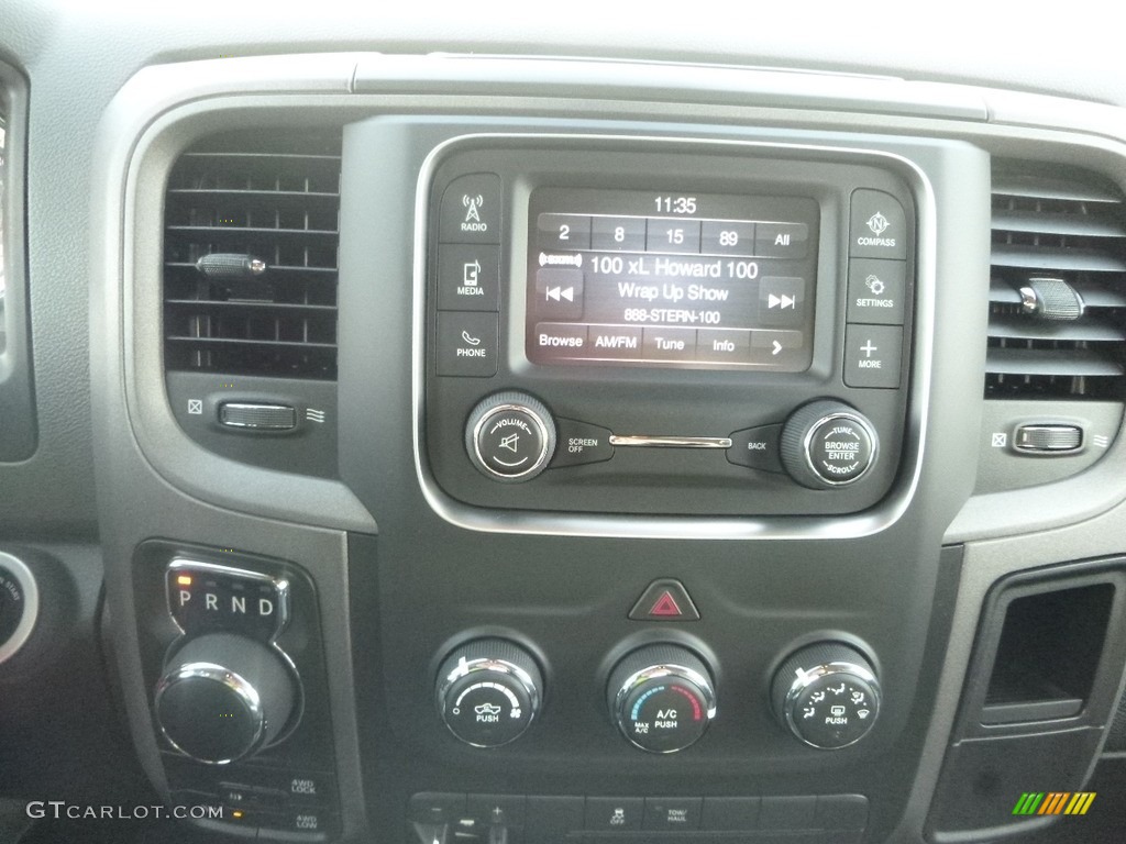 2018 1500 Express Quad Cab 4x4 - Brilliant Black Crystal Pearl / Black/Diesel Gray photo #17