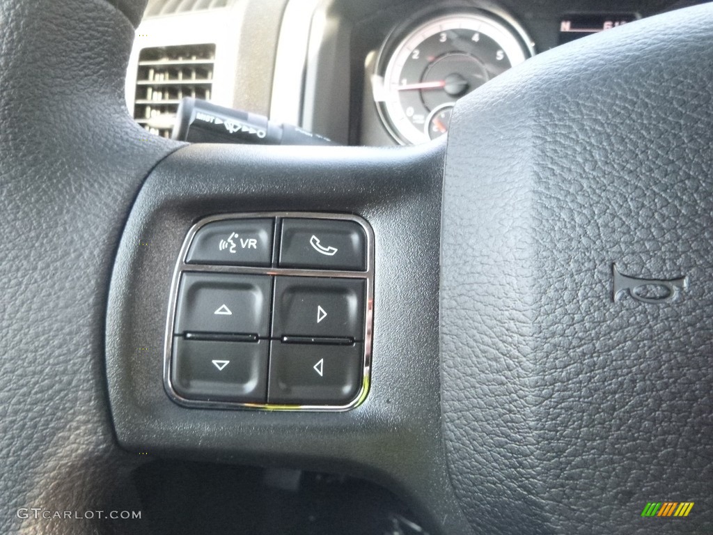 2018 1500 Express Quad Cab 4x4 - Brilliant Black Crystal Pearl / Black/Diesel Gray photo #20