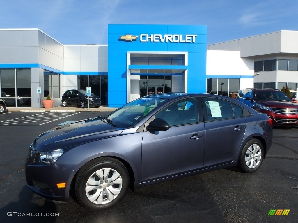 2014 Cruze LS - Atlantis Blue Metallic / Jet Black/Medium Titanium photo #1