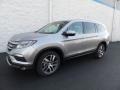 2017 Lunar Silver Metallic Honda Pilot Elite AWD  photo #5