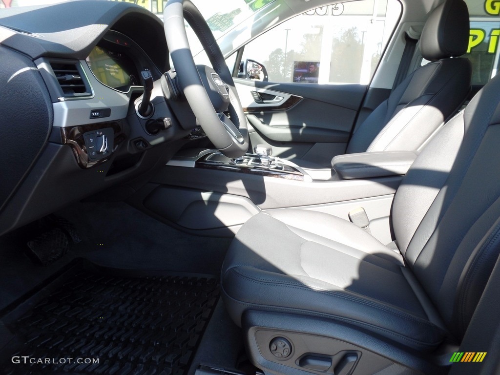 Black Interior 2018 Audi Q7 2.0 TFSI Premium Plus quattro Photo #124155419