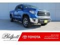Blazing Blue Pearl 2018 Toyota Tundra TSS Double Cab