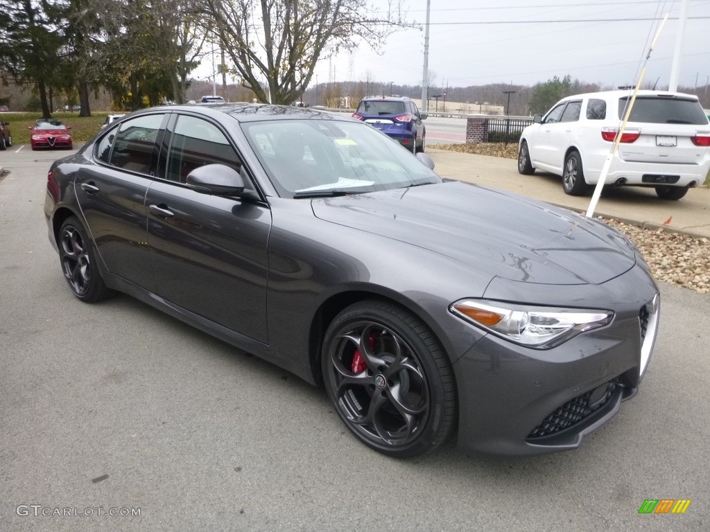 Vesuvio Gray Metallic 2018 Alfa Romeo Giulia Ti AWD Exterior Photo #124157330