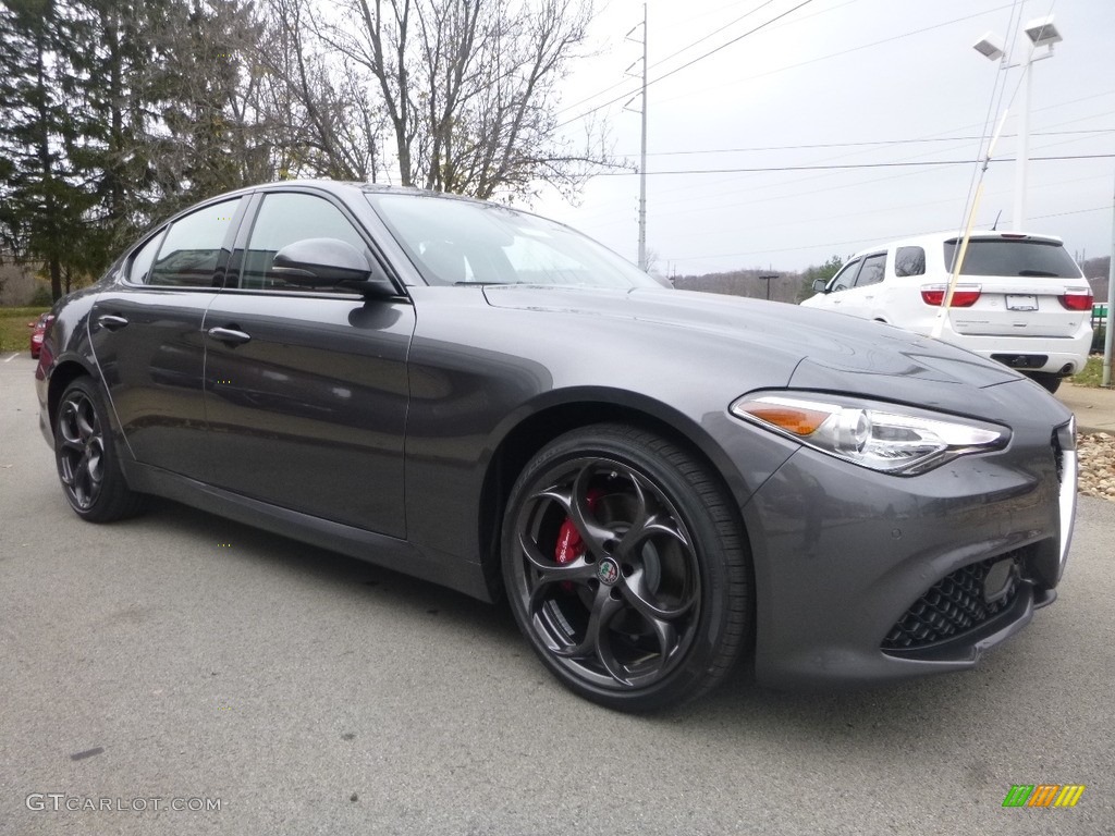 Vesuvio Gray Metallic 2018 Alfa Romeo Giulia Ti AWD Exterior Photo #124157360