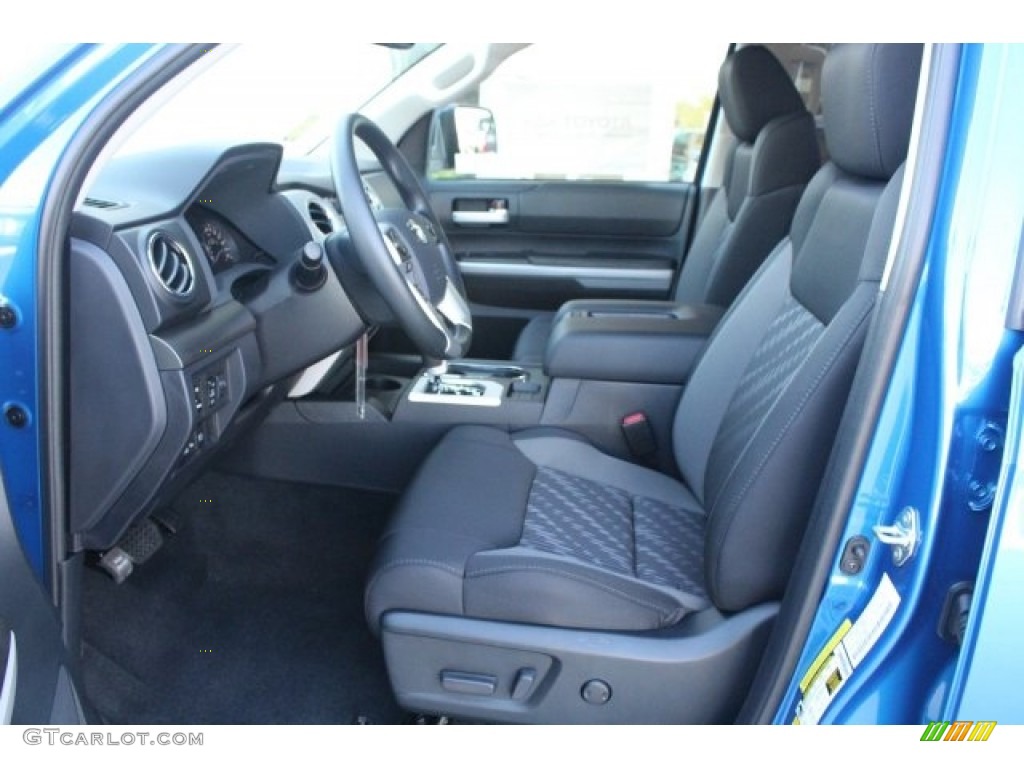 Black Interior 2018 Toyota Tundra TSS Double Cab Photo #124157420