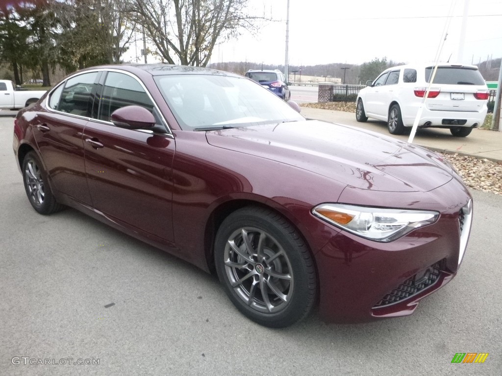 2018 Giulia AWD - Monza Red Metallic / Black/Dark Gray photo #10