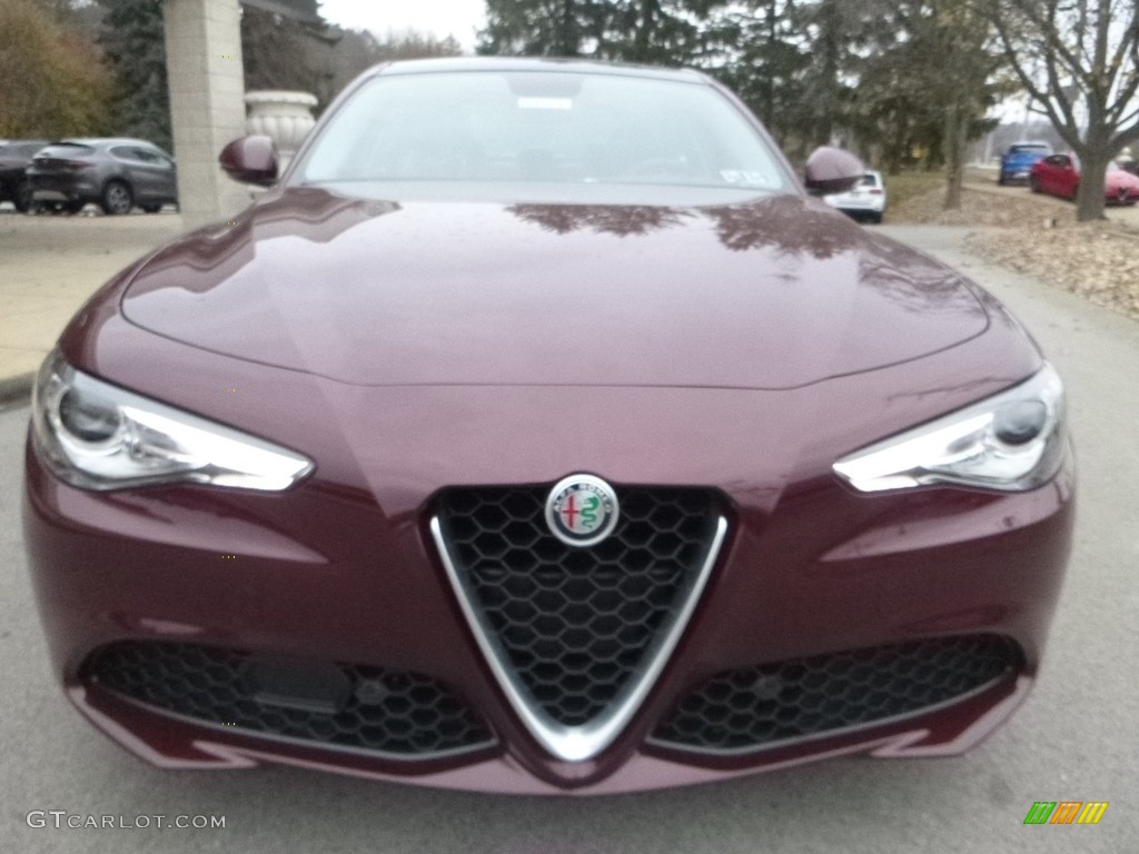2018 Giulia AWD - Monza Red Metallic / Black/Dark Gray photo #12
