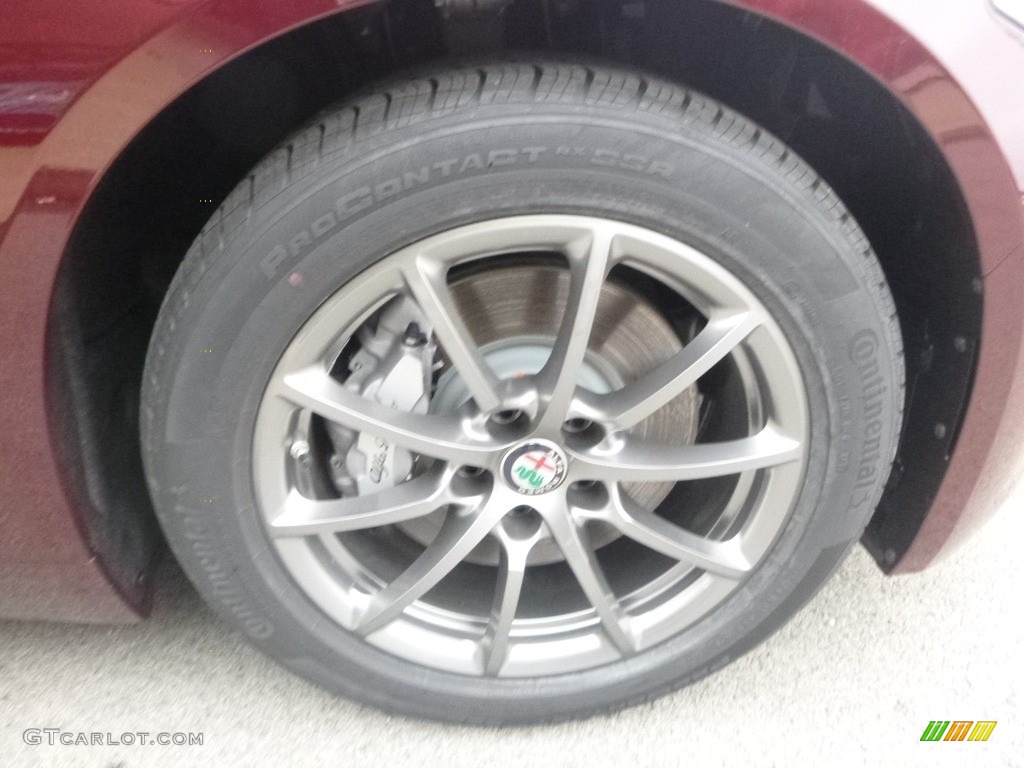 2018 Giulia AWD - Monza Red Metallic / Black/Dark Gray photo #13