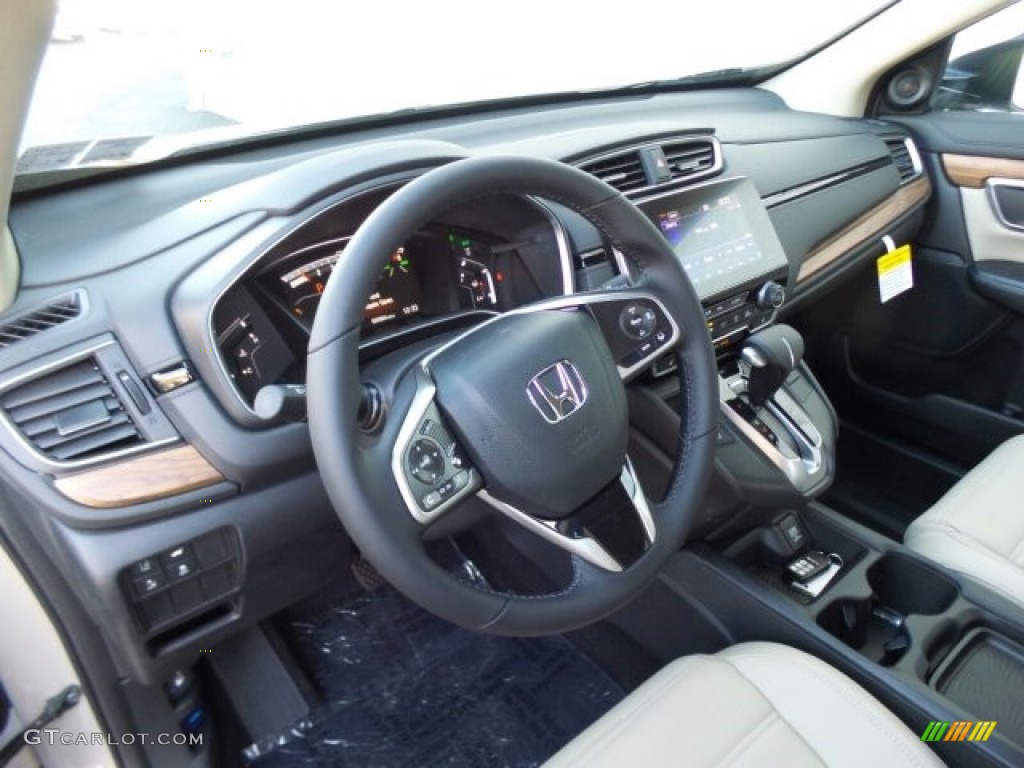 2018 Honda CR-V EX-L AWD Ivory Dashboard Photo #124158755