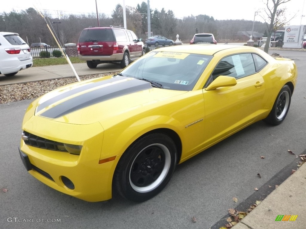 2013 Camaro LS Coupe - Rally Yellow / Black photo #5