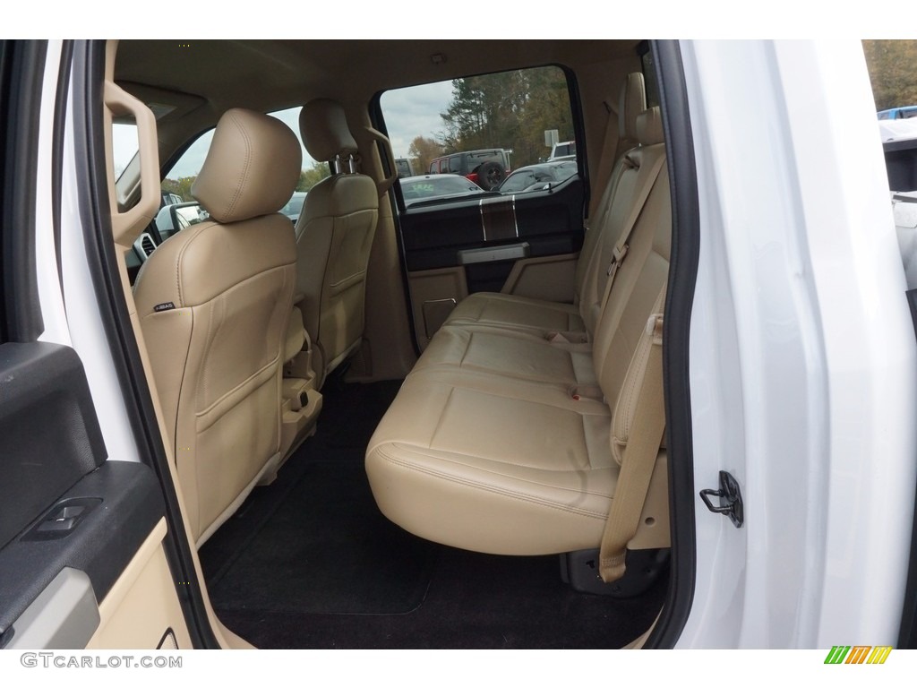 2017 F150 Lariat SuperCrew 4X4 - Oxford White / Light Camel photo #13
