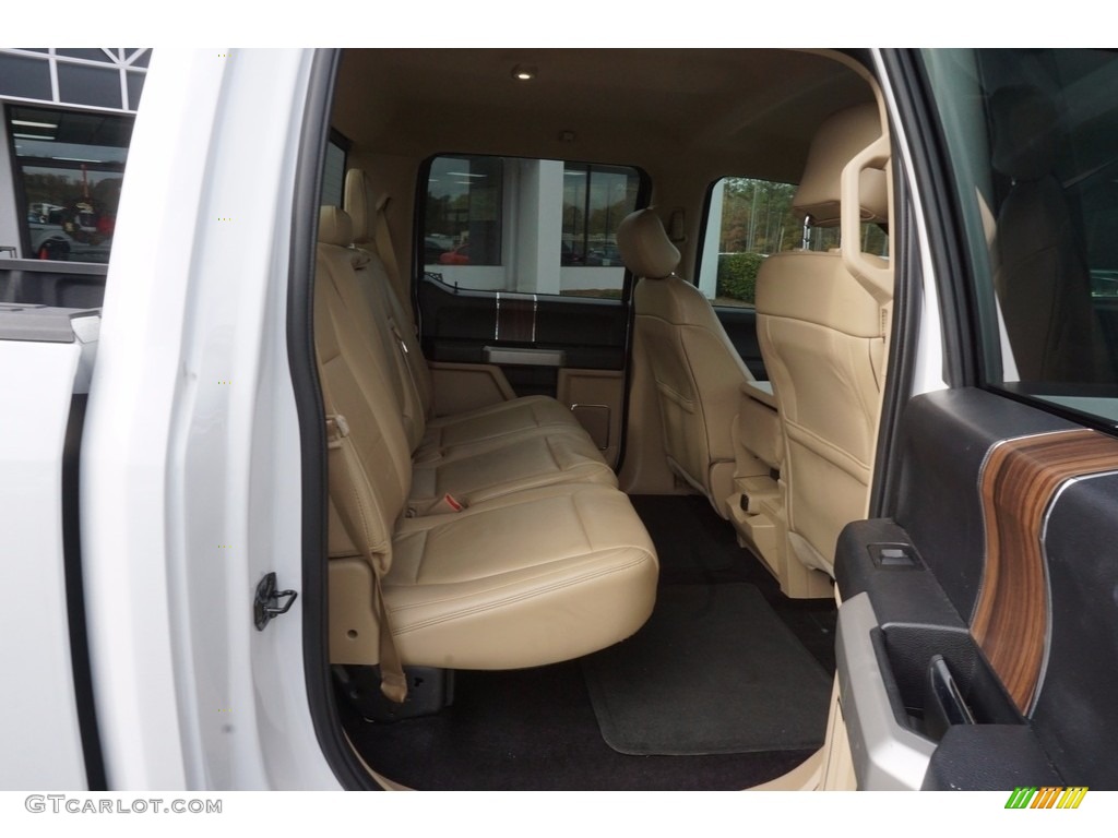 2017 F150 Lariat SuperCrew 4X4 - Oxford White / Light Camel photo #17