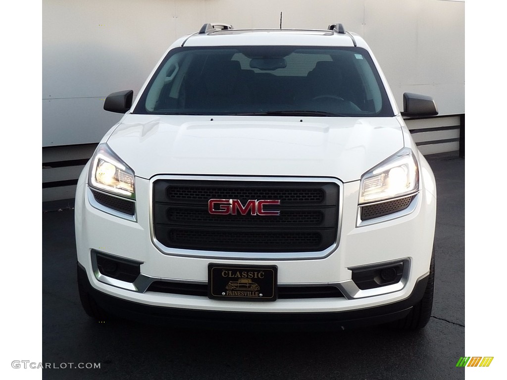 2015 Acadia SLE AWD - Summit White / Ebony photo #4