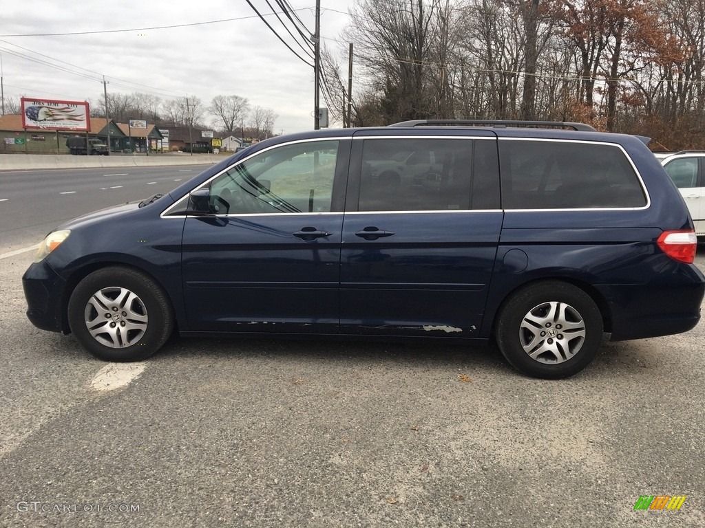 2007 Odyssey EX - Midnight Blue Pearl / Gray photo #2