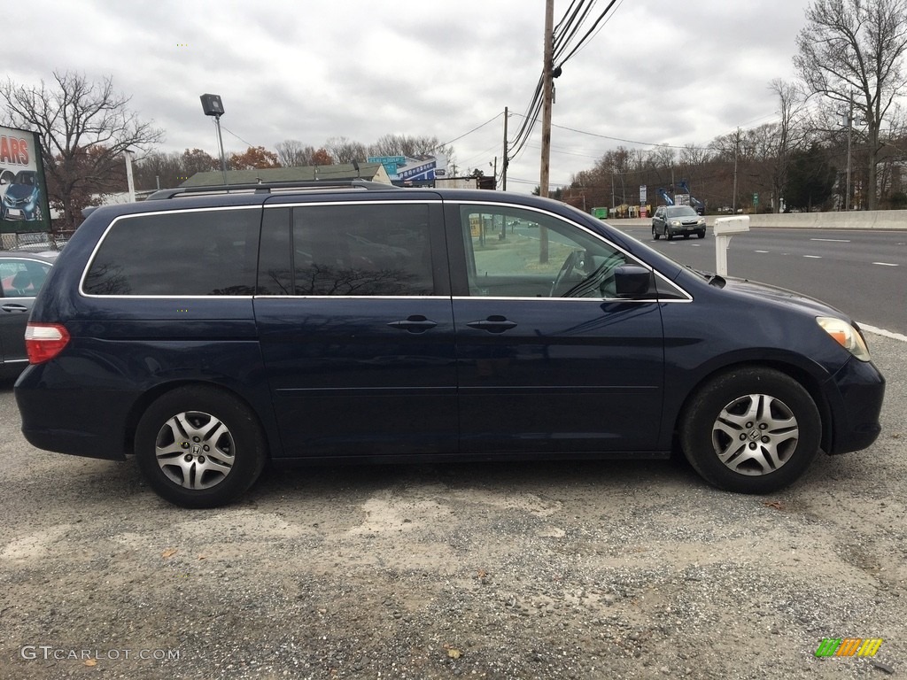 2007 Odyssey EX - Midnight Blue Pearl / Gray photo #6